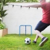 Afbeelding van HOMCOM Voetbal Rebounder - PE, Metaal - 78L x 84B x 65-78H cm - Blauw