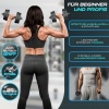 Afbeelding van RE:SPORT Verstelbare halterset 15/20/30/40 kg | Korte halters met gewichten voor thuisfitness