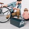 Afbeelding van DURHAND gereedschapskoffer - 5 vakken - staal - 57 x 21 x 41 cm - groen