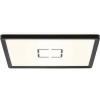 Afbeelding van Briloner Leuchten FREE - LED plafondlamp met achtergrondverlichting - 18 W - vierkant - wit-zwart