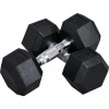 Afbeelding van HOMCOM Set van 2 korte zeshoekige halters A91-018V01