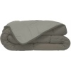 Afbeelding van Bedrukt Dekbed Hoesloos Wasbaar Zonder Overtrek Lits Jumeaux - Taupe & Linnen 240x220cm - Taupe brui