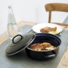 Afbeelding van BK Fortalit Emaille Braadpan 36cm/7.5L – Inductie – Ovenbestendig tot 230 graden – Zwart/Blauw