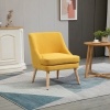 Afbeelding van HOMCOM Eetkamerstoel met bekleding 839-316