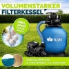 Afbeelding van Tillvex zandfiltersysteem 7.900L/h + 400g filterkogels | Zwembadfilter met drukweergave