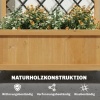 Afbeelding van Outsunny Multifunctionele Tuinbak van Sparrenhout en Staal - 72L x 36B x 168H cm - Bruin