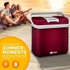 Afbeelding van Tillvex elektrische koelbox 24L | Mini-koelkast voor auto en camping | Koelt & verwarmt (Rood)