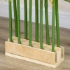 Afbeelding van HOMCOM Kunstplant van polyester en bamboe - Ø35 x 180H cm - Groen