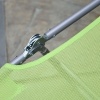 Afbeelding van Outsunny Green Tuinligstoel met Verstelbare Rugleuning, 182x56x24,5 cm