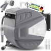 Afbeelding van tillvex® Water Slanghaspel Grijs 35m met Wandbevestiging en Transportgreep