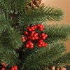 Afbeelding van HOMCOM Kerstboom PE, Cement, Jute Ø28 x 50H cm Groen