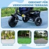 Afbeelding van HOMCOM Kinderdriewieler Polyester, Metaal 102L x 49B x 102H cm Blauw
