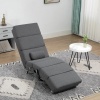Afbeelding van HOMCOM Relaxstoel met massagefunctie - Elektrische loungestoel met afstandsbediening - Donkergrijs
