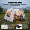Afbeelding van Outsunny Tunneltent - Metaal, Oxfordstof - 320L x 280B x 205H cm - Grijs
