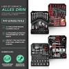 Afbeelding van TRESKO® 949-delige Gereedschapskoffer - Chroom-vanadium staal (Zwart)