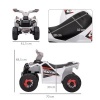 Afbeelding van HOMCOM Elektrische kinderquad, 6V accu, voor- en achteruit, 70 x 41,5 x 48,5 cm, wit