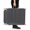 Afbeelding van Ligbed Antraciet 53x193cm, 150kg draagvermogen, opklapbaar met kap