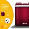 Afbeelding van Tillvex elektrische koelbox 24L | Mini-koelkast voor auto en camping | Koelt & verwarmt (Rood)