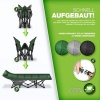 Afbeelding van tillvex® Campingbed, opvouwbaar met draagtas, tot 280 kg, extra breed, voor binnen en buiten