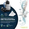 Afbeelding van Tillvex zandfilter voor zwembad 7.900L/h incl. 400g filterkogels grijs met 7-wegklep