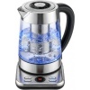 Afbeelding van HOMCOM Glazen Waterkoker, RVS - 21,7L x 21,4B x 26,3H cm - Zilver