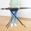 Afbeelding van Taurus Argenta Zwarte Strijkplank - 110 x 32 cm - In hoogte verstelbaar - 100% Katoen - Stabiel