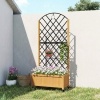 Afbeelding van Outsunny Multifunctionele Tuinbak van Sparrenhout en Staal - 72L x 36B x 168H cm - Bruin