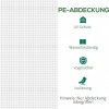 Afbeelding van Outsunny Vervangfolie voor kas PE 600L x 300B x 200H cm - Wit