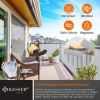 Afbeelding van KESSER® Pvc-inkijkbeschermingsmat 100 x 500 cm , inkijkbescherming, balkonbekleding, windbescherming