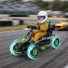 Afbeelding van HOMCOM - Kinderskelter met pedalen en verstelbare zitting - Groen