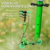 Afbeelding van AIYAPLAY Opvouwbare Kinderroller met Verstelbare Lenker, 2 Verlichte Wielen, Handrem & Achterrem, Gr