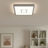 Afbeelding van BRILONER FREE - Plafondlamp met achtergrondverlichting - LED - 18 W - 2400 Lumen - vierkant - wit zi