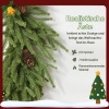 Afbeelding van HOMCOM Kunststof en Metaal Kerstkrans Ø60 x 15H cm Groen