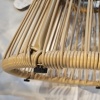 Afbeelding van Outsunny Rattan Bijzettafel van Metaal, Beige PE Rattan