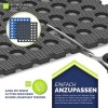 Afbeelding van tillvex® Pool Bodembeschermingsmat 4 stuks met gaten 51x51cm voor zwembad en peuterbadje
