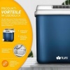 Afbeelding van Tillvex Elektrische Koelbox, 32L, voor auto en camping, koelt en verwarmt (blauw)