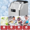 Afbeelding van HOMCOM IJsblokjesmachine roestvrij staal, 24 blokjes per keer, 20 kg/24 u, zelfreinigend