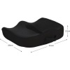 Afbeelding van HOMCOM Zitkussen Polyester 44L x 39B x 13H cm Zwart