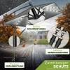 Afbeelding van tillvex® Rechthoekige Aluminium Parasol Ø 330 cm met LED en Afdekking, 360° Draaibaar