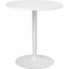 Afbeelding van HOMCOM - Eettafel van MDF en staal - 70x70x75 cm - Wit