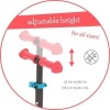 Afbeelding van Chillafish Kinderstep 3 Jaar - Blauw Rood - Lichtgewicht met LED wielen en afneembaar stuur