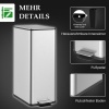Afbeelding van HOMCOM 20L Soft-Close Pedaalemmer - Prullenbak - Vuilnisbak - Zilver
