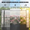 Afbeelding van Outsunny Verhoogde Plantenbak van Kunststof en Metaal - 100L x 49B x 136H cm - Zwart