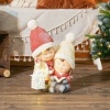 Afbeelding van HOMCOM-Weihnachtsfigur-Magnesiumoxid, Metall-30L x 23B x 45H cm-Mehrfarbig