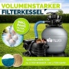 Afbeelding van Tillvex zandfiltersysteem 10 m³/h - Zwembadfilter met drukweergave en 5-weg ventiel