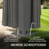 Afbeelding van Outsunny Tuinpaviljoen - Metaal, Polyester - 394L x 294B x 255H cm - Donkergrijs