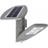 Afbeelding van LUTEC Zeta - Solar Wandlamp met Sensor - LED - Grijs