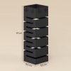 Afbeelding van Homcom Paraplurek Metaal 15,5L x 15,5B x 49H cm Zwart