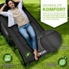 Afbeelding van tillvex® Campingbed, opvouwbaar met draagtas, tot 280 kg, extra breed voor binnen en buiten