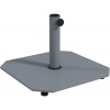 Afbeelding van Outsunny metalen parasolvoet 18,5 kg, vierkant, voor parasols met 32/38/48 mm buis, grijs
